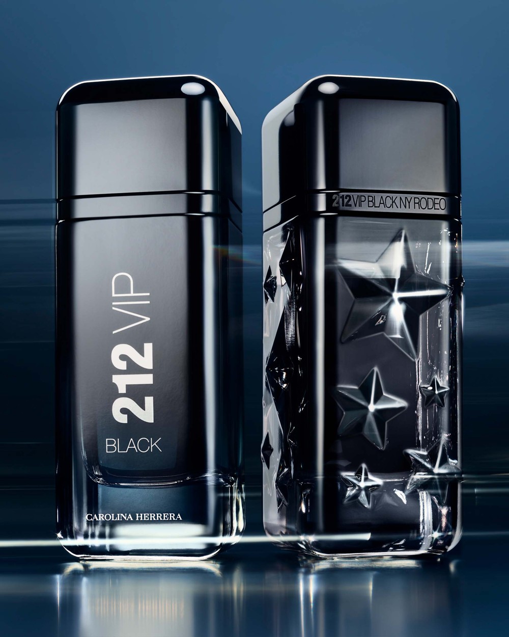 Studio Bakuza Carolina Herrera 212 VIP Black NYC Rodeo and 212 VIP Black